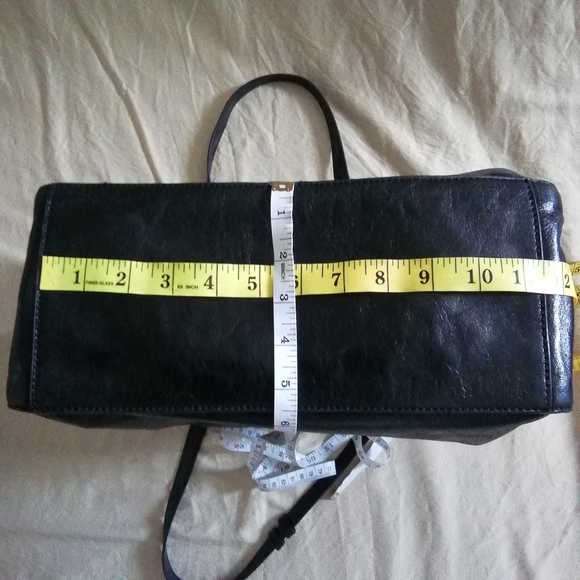 Badgley Mischka black genuine leather tote bag - Picture 4 of 11